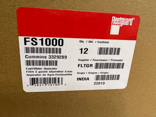 FS1000 / 3329289 Fleetguard Fuel/Water Sep Spin-On