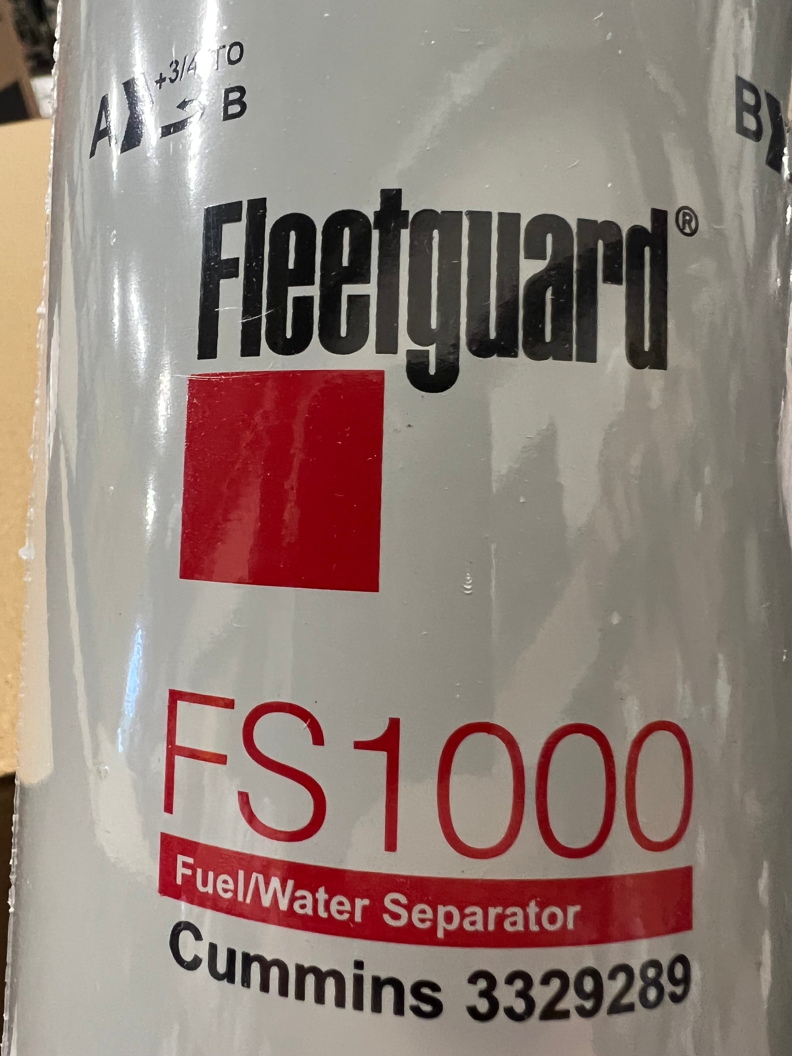 FS1000 / 3329289 Fleetguard Fuel/Water Sep Spin-On | Onsite Svc LLC
