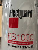 FS1000 / 3329289 Fleetguard Fuel/Water Sep Spin-On